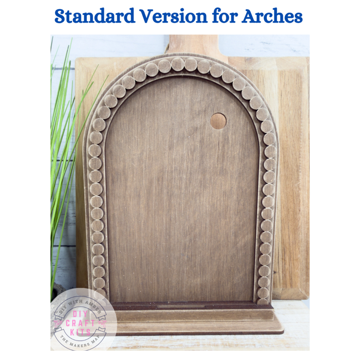 Standard Arch Beaded Framed Base for Interchangeable Arch inserts