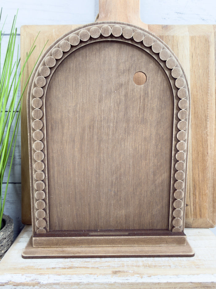 Standard Arch Beaded Framed Base for Interchangeable Arch inserts