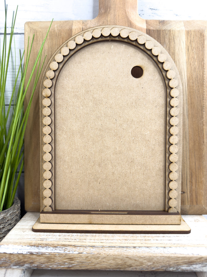 Standard Arch Beaded Framed Base for Interchangeable Arch inserts