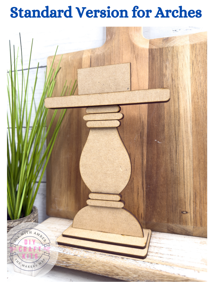 Standard Arch Spindle Base for Interchangeable Arch inserts