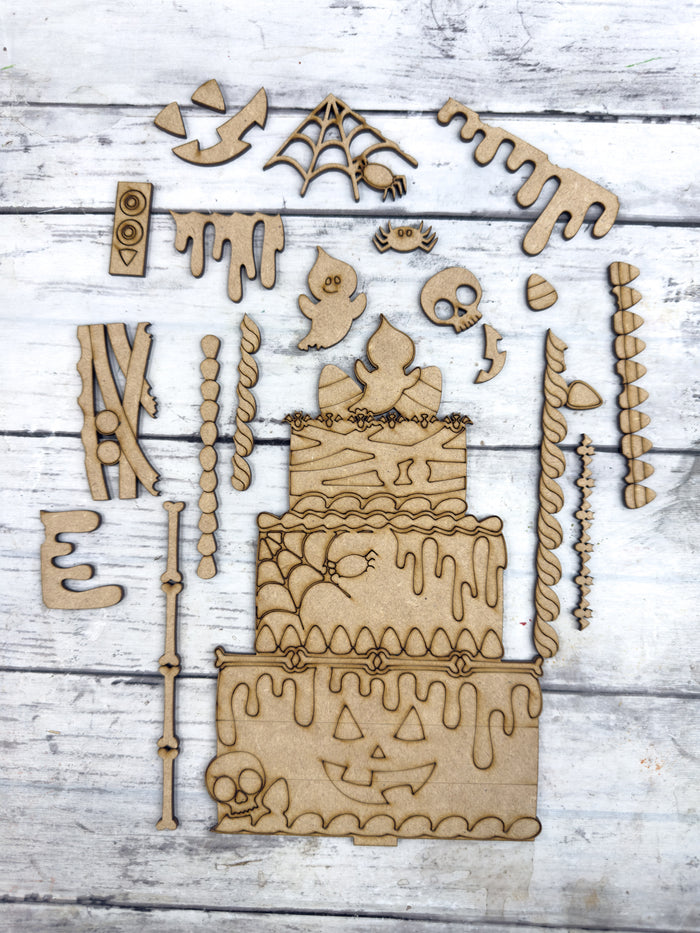 Standard Halloween Cake Insert for Standard Interchangeable Cake Bases