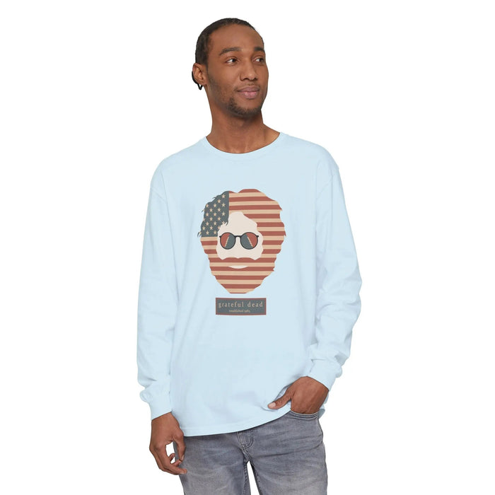 Stars & Stripes Jerry Vineyard Collection Garment-Dyed Long Sleeve T-Shirt