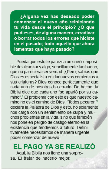 Starting Fresh (Spanish)