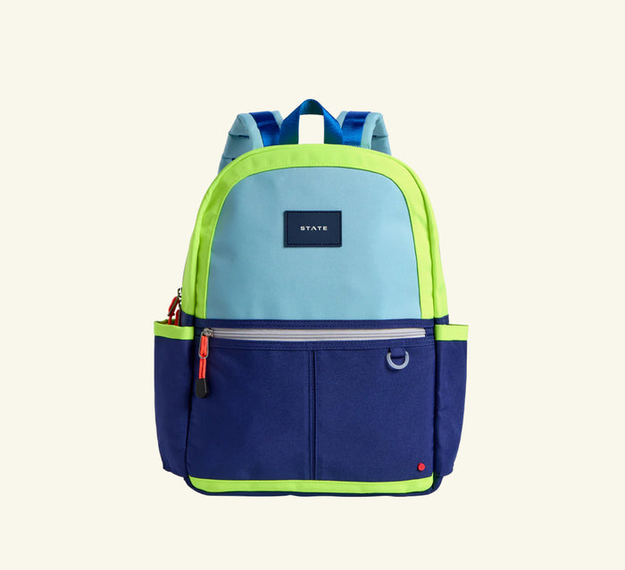 State Bags - Kane Backpack - Navy/Neon