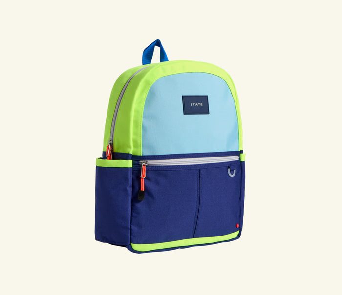 State Bags - Kane Backpack - Navy/Neon