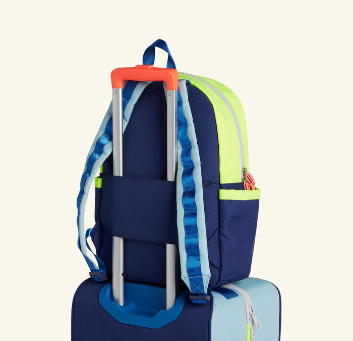 State Bags - Kane Backpack - Navy/Neon