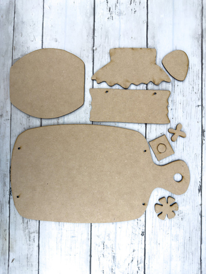 Strawberry Jam Cutting Board DIY Kit