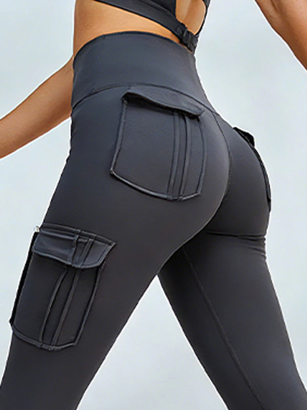 Stretch-fit Hip Leggings With Pockets Leggings