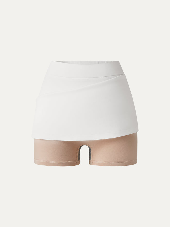 OGLmove Stretch Ponte Mid Rise Pull-on Skirt