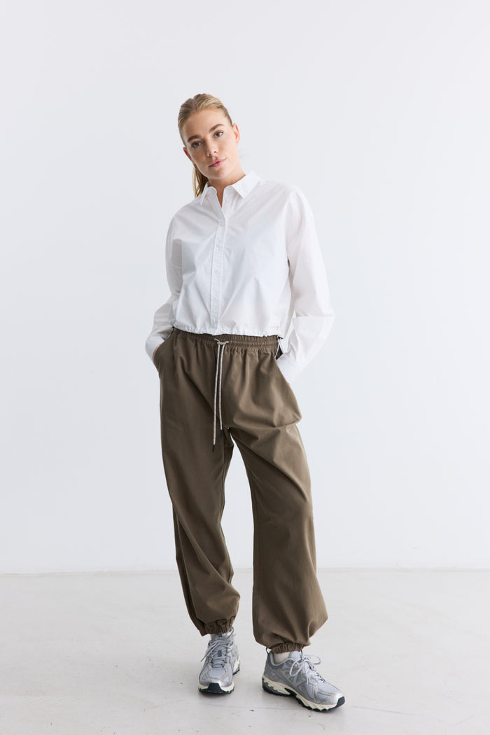Rethinkit Stribet Skjorte PJ Shirt 0364 white