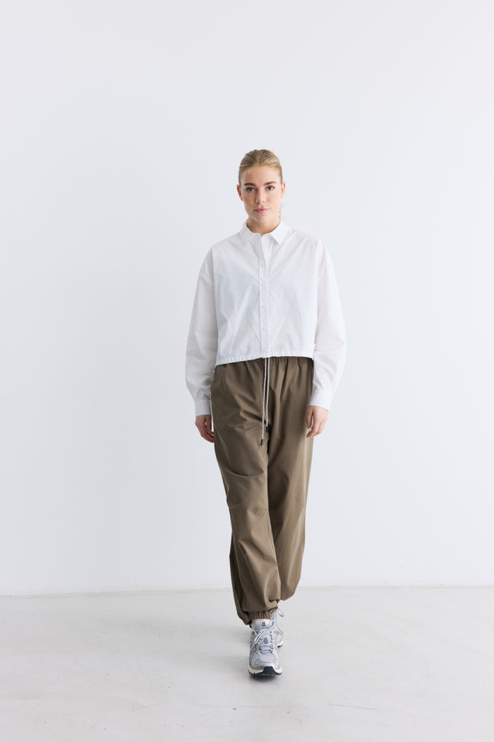 Rethinkit Stribet Skjorte PJ Shirt 0364 white