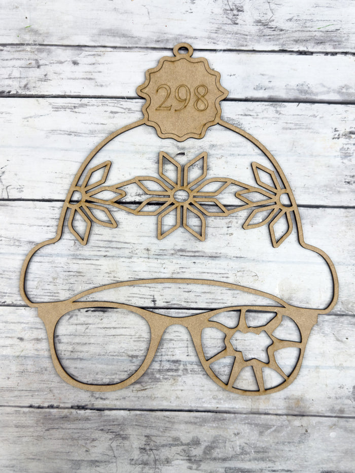 Style 298 Christmas Story inspired Laser Cut Outline Frame Blank