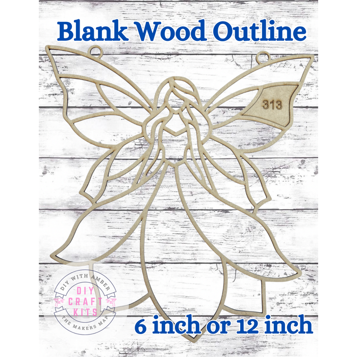 Style 313 Fairy Laser Cut Outline Frame Blank