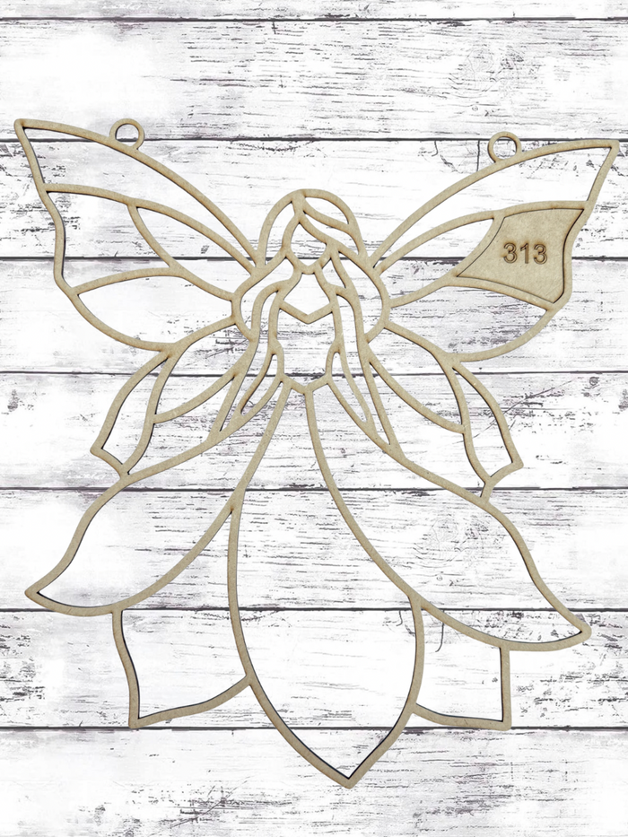 Style 313 Fairy Laser Cut Outline Frame Blank