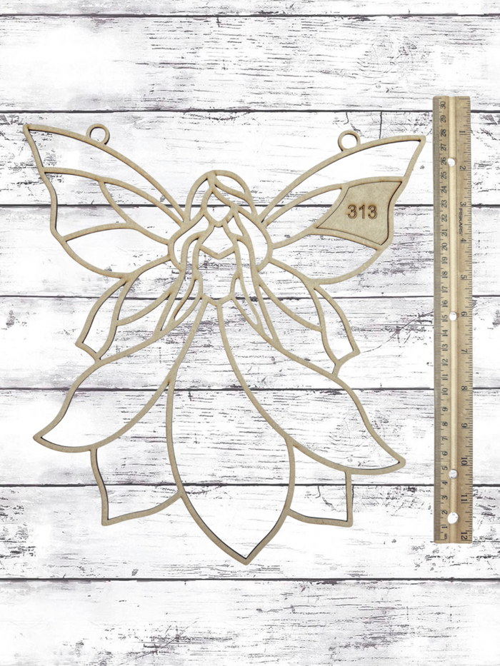 Style 313 Fairy Laser Cut Outline Frame Blank