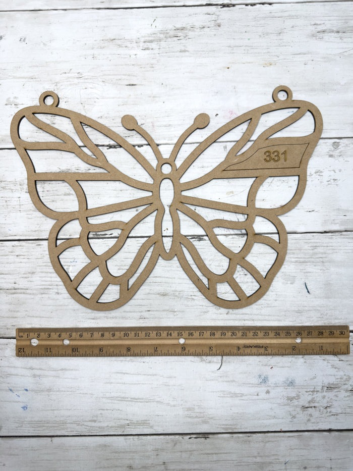 Style 331 Beautiful Butterfly Laser Cut Outline Frame Blank