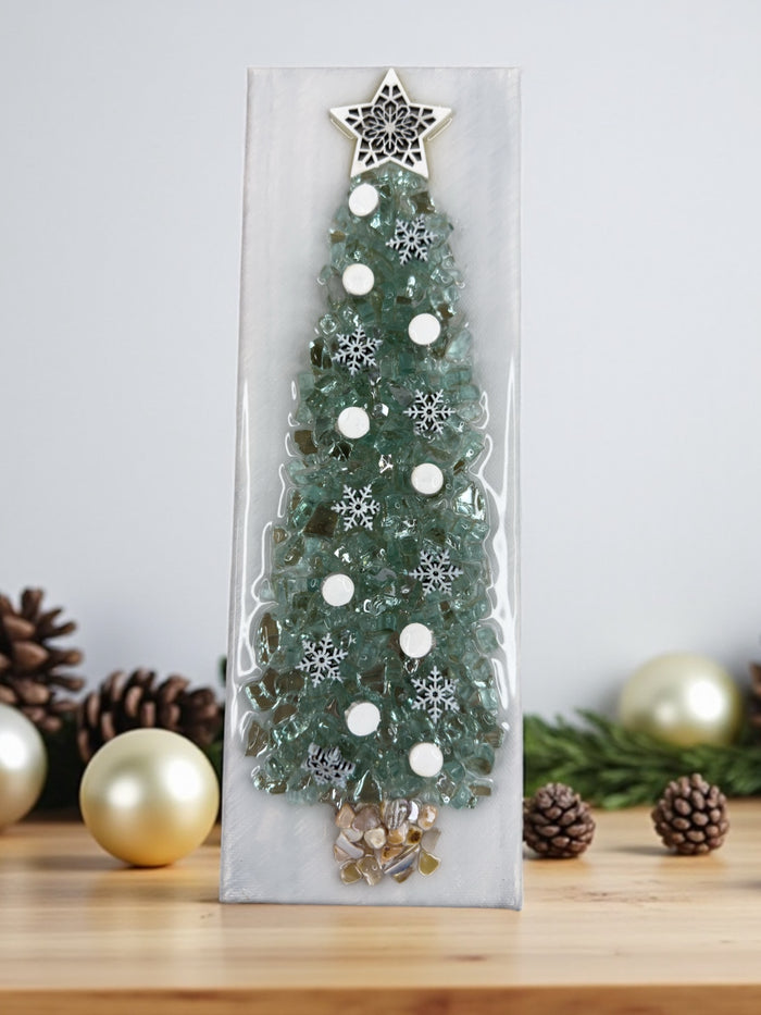 Style A 4x12 Crushed Glass Tree Canvas Project Kit
