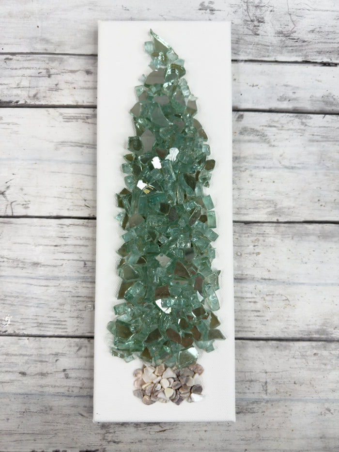 Style C 4x12 Crushed Glass Tree Canvas Project Kit
