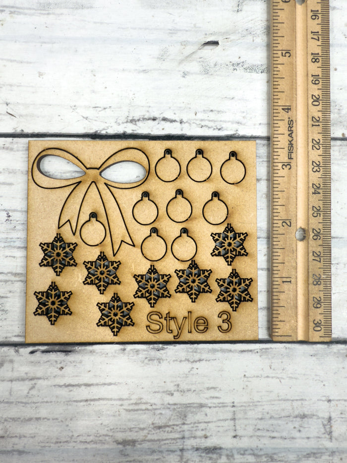 Style C 4x12 Crushed Glass Tree Canvas Project Kit