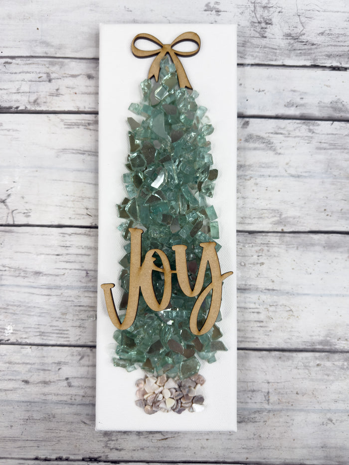 Style E 4x12 Crushed Glass Tree Canvas Project Kit