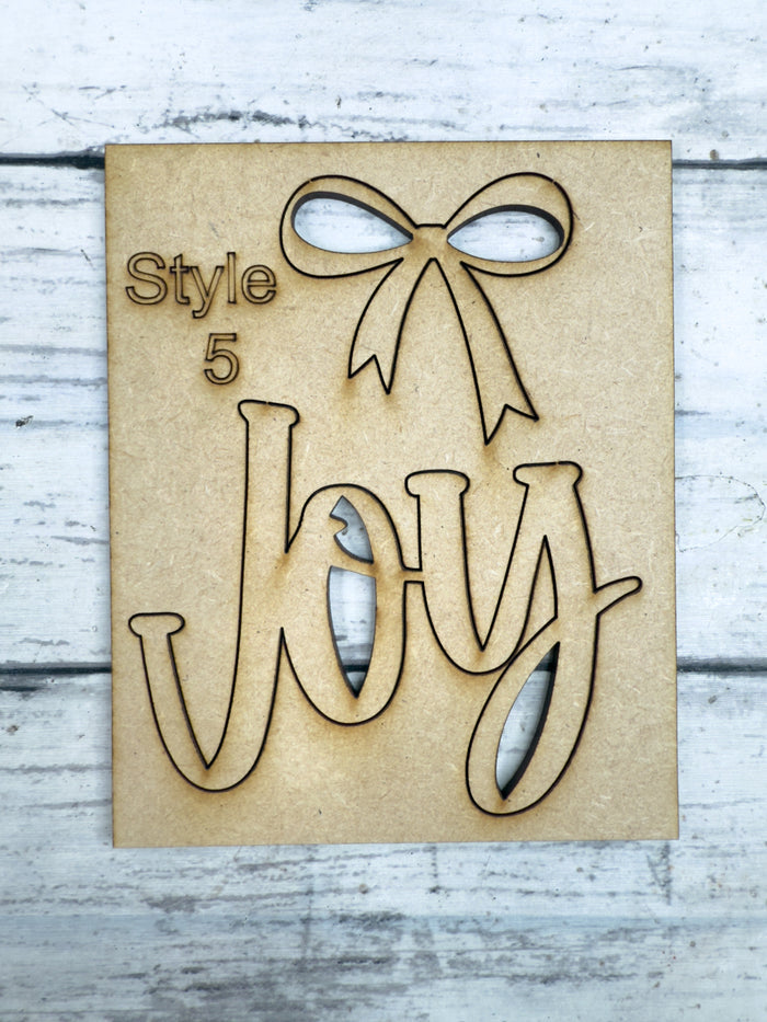 Style E 4x12 Crushed Glass Tree Canvas Project Kit