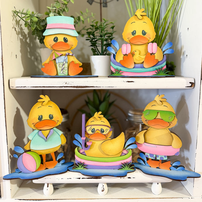 Summer Ducks Sitter Set DIY Kit