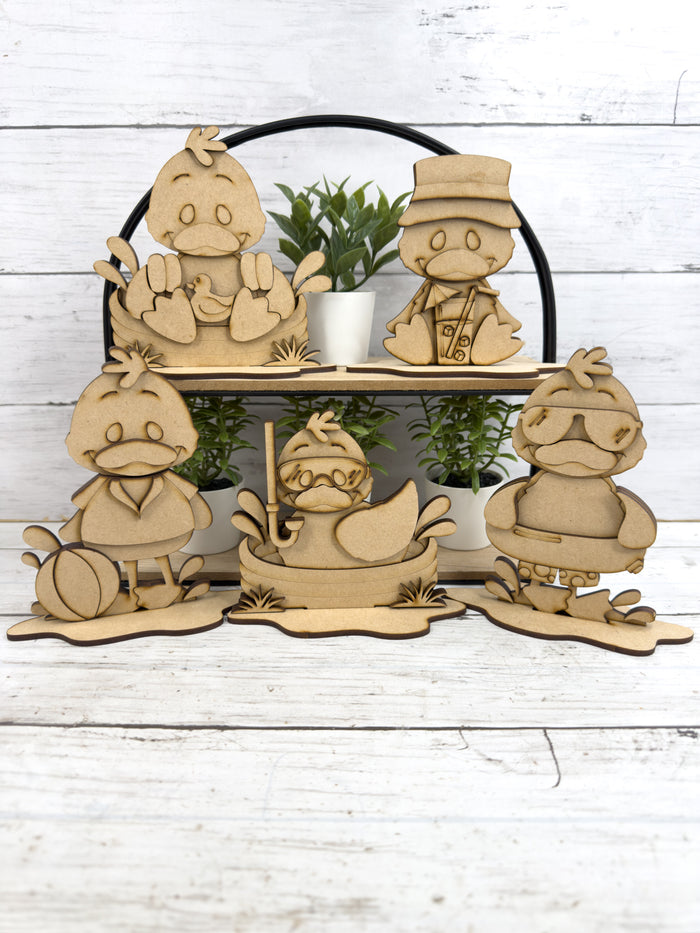Summer Ducks Sitter Set DIY Kit