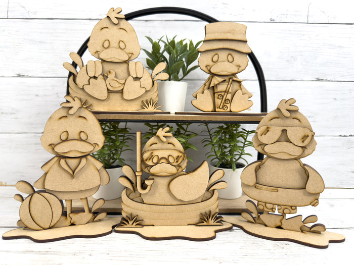 Summer Ducks Sitter Set DIY Kit