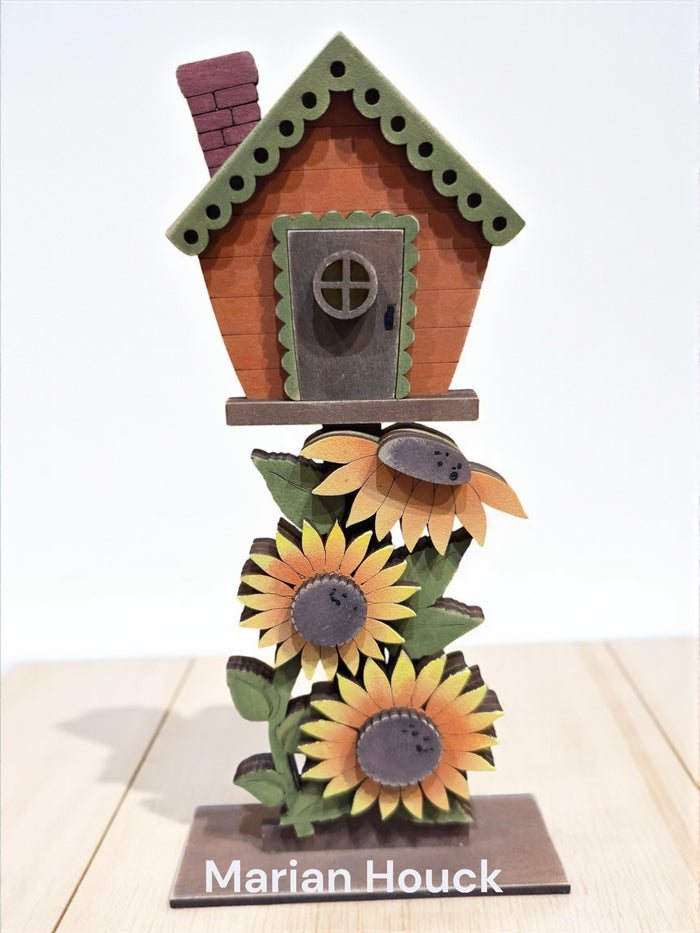 Sunflower Birdhouse DIY Kit