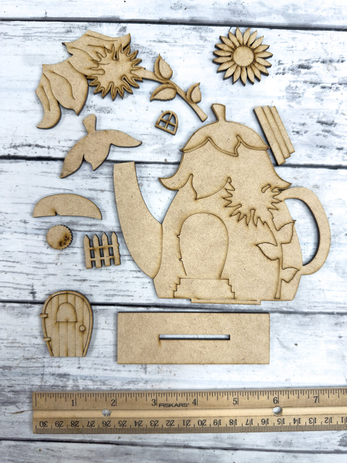 Sunflower Teapot DIY Kit