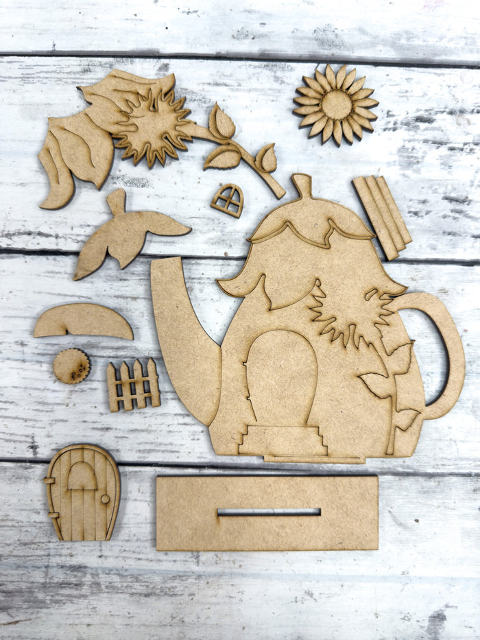 Sunflower Teapot DIY Kit