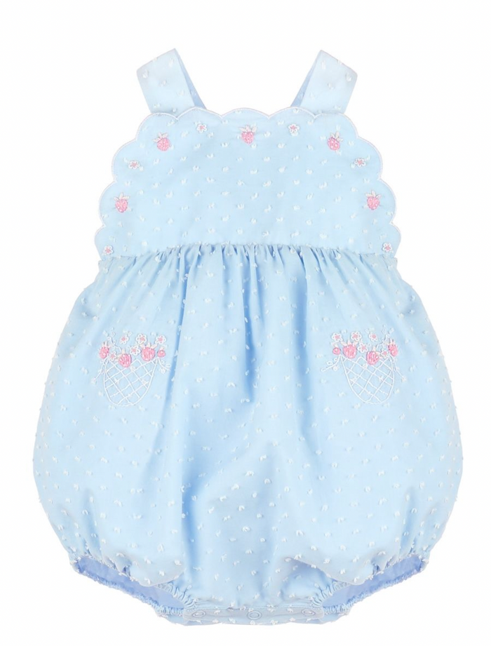 Sunsuit - Berry Wedgwood Blue