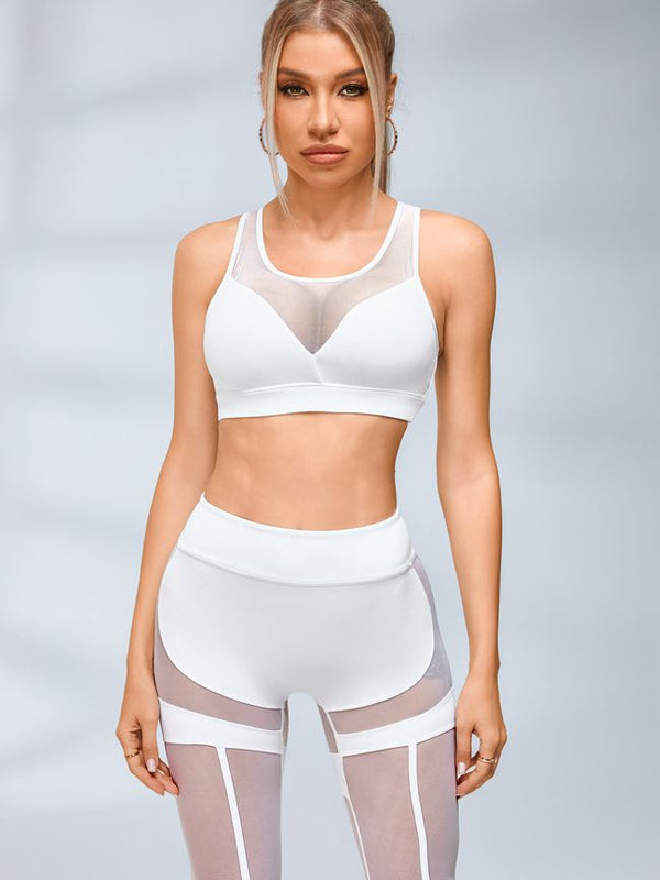 White / S / Bras+Leggings