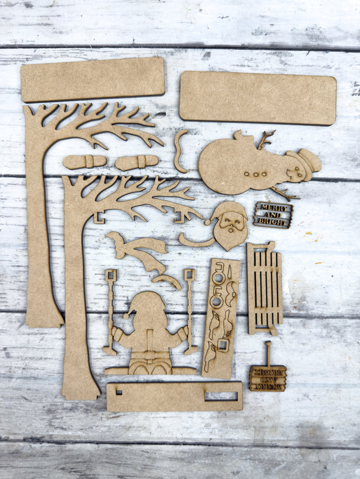 Swinging Santa DIY Kit