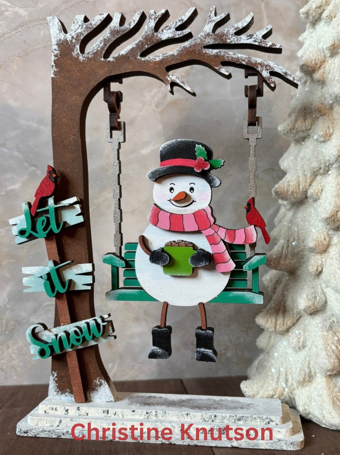 Swinging Snowman DIY Kit