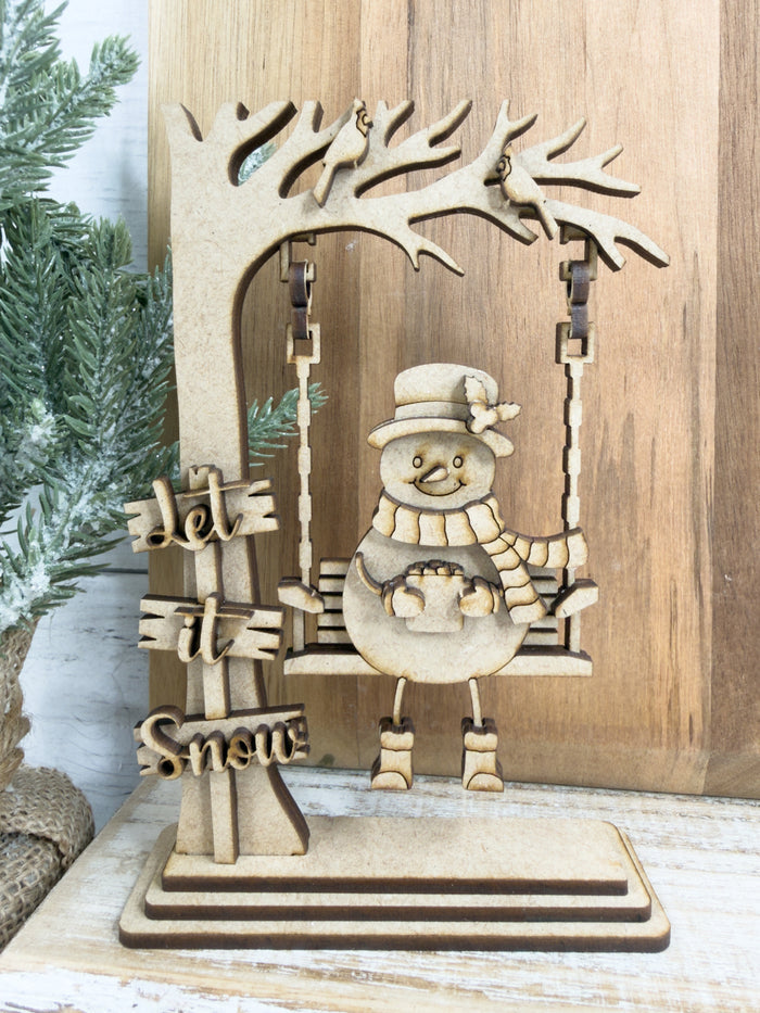 Swinging Snowman DIY Kit