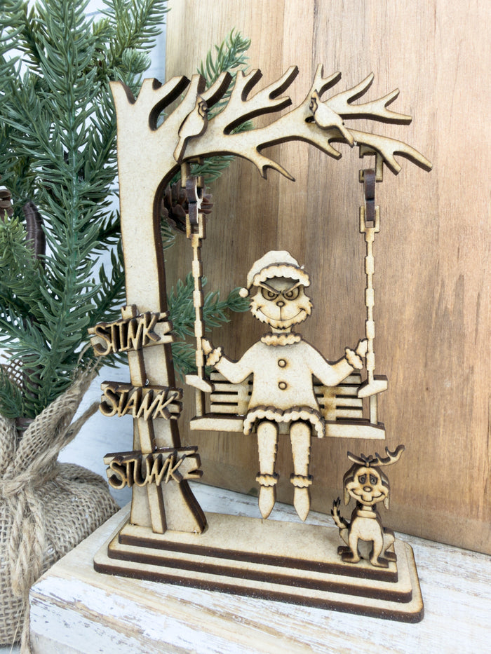 Swinging Stink Stank Stunk Green Guy DIY Kit