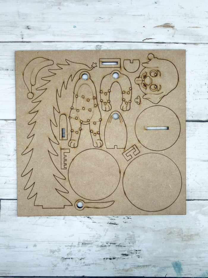 Swingy Christmas Puppy Dog Hanging Stand DIY Kit
