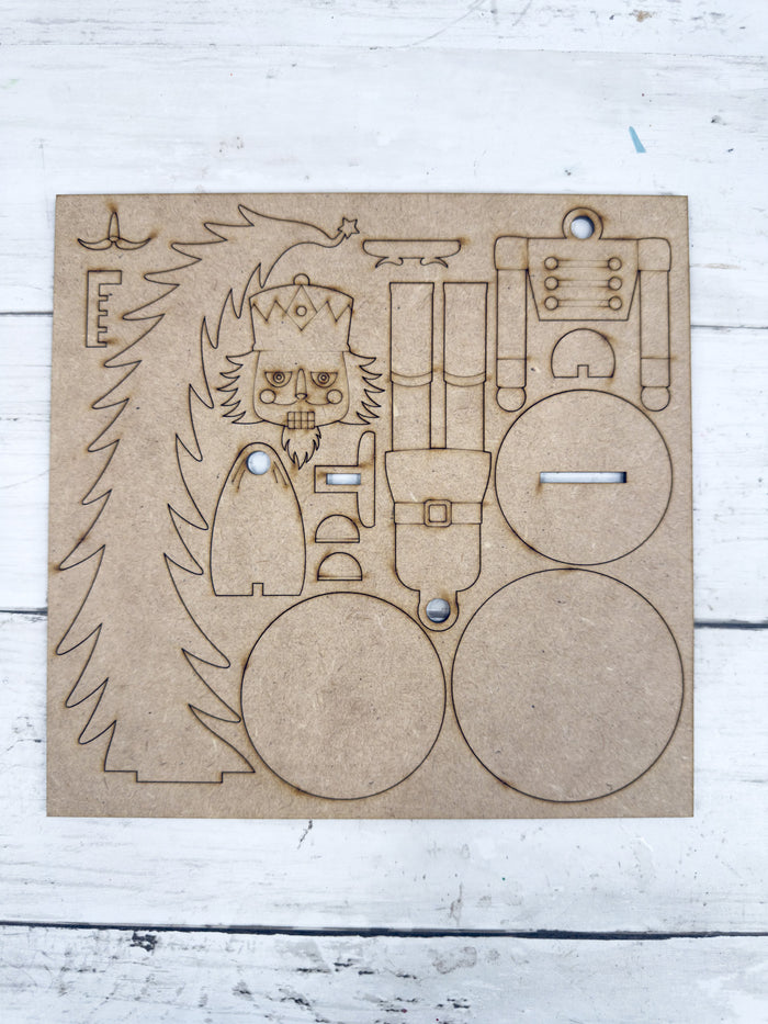 Swingy Nutcracker Hanging Stand DIY Kit