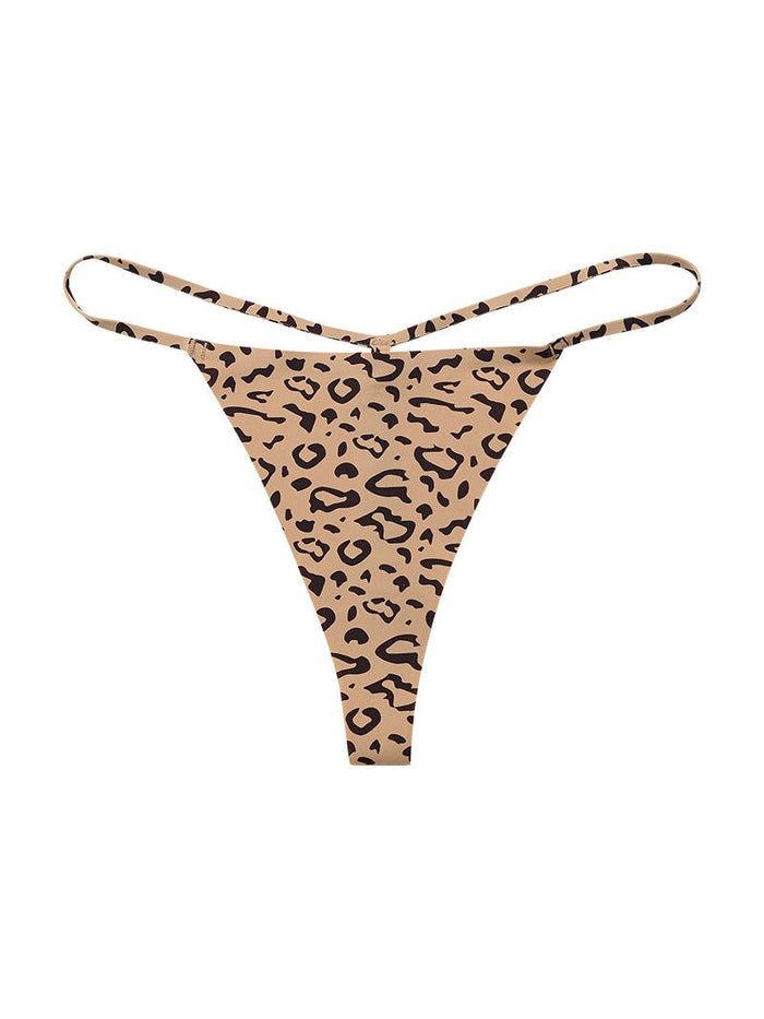 T-back Leopard Print Panties