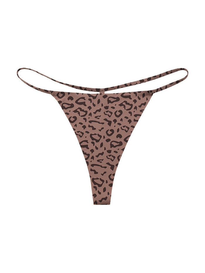 T-back Leopard Print Panties