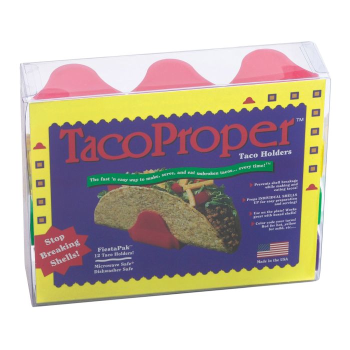 TacoProper Taco Holder FiestaPak, Set of 12