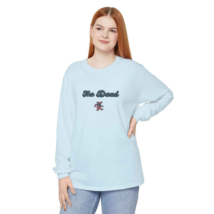 The Dead Dancing Bear Garment-Dyed Long Sleeve T-Shirt