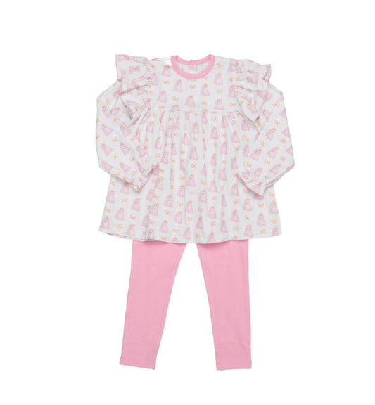 The Oaks Apparel Co. - Mary Reese Legging Set - Ghostly Pink