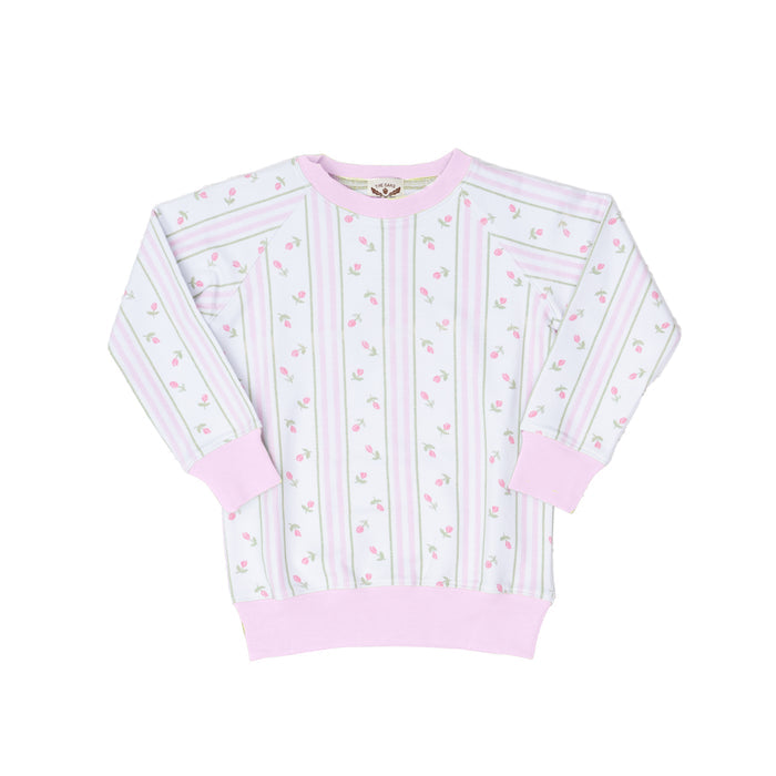 The Oaks Apparel Co. - Sweatshirt - Striped Tulip