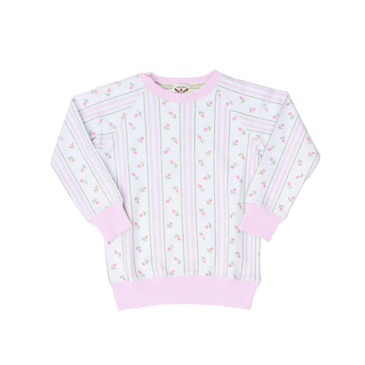 The Oaks Apparel Co. - Sweatshirt - Striped Tulip