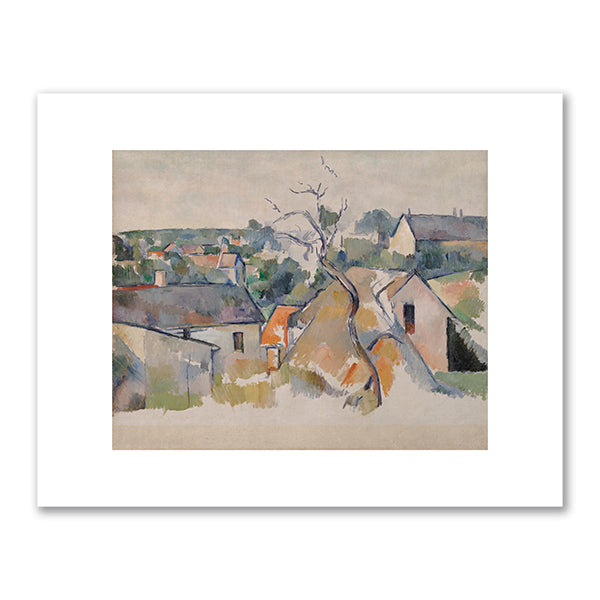 Paul Cézanne, The Rooftops, 1898, Dallas Museum of Art.  Photo © Bridgeman Images. Fine Art Prints in various sizes by Museums.Co
