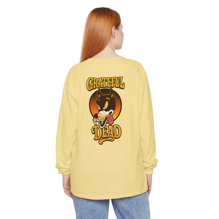 The Wolf Vineyard Collection Garment-Dyed Two-Sided Long Sleeve