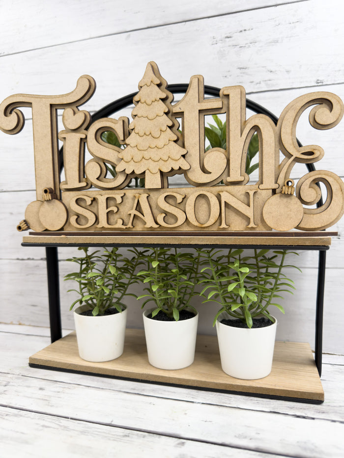 Tis the Season Sign Sitter DIY Kit