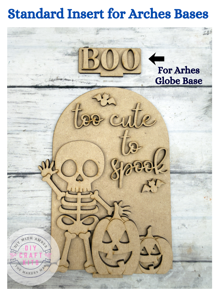 Too Cute to Spook Standard Arch Insert for Interchangeable Standard Arches Bases
